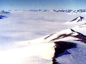 Rennick Glacier embarks for the Antarctic Ocean.